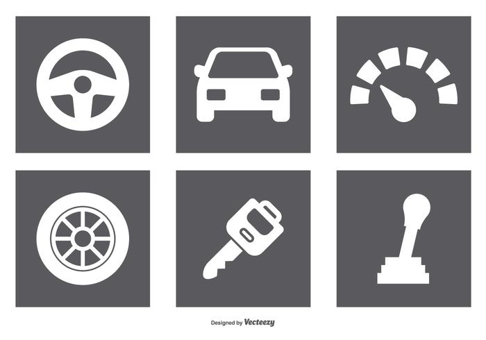 Car Parts Icon Set 700x490 Car Parts Icon Set