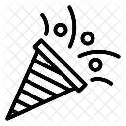 256x256 Party Hat Icon Of Line Style