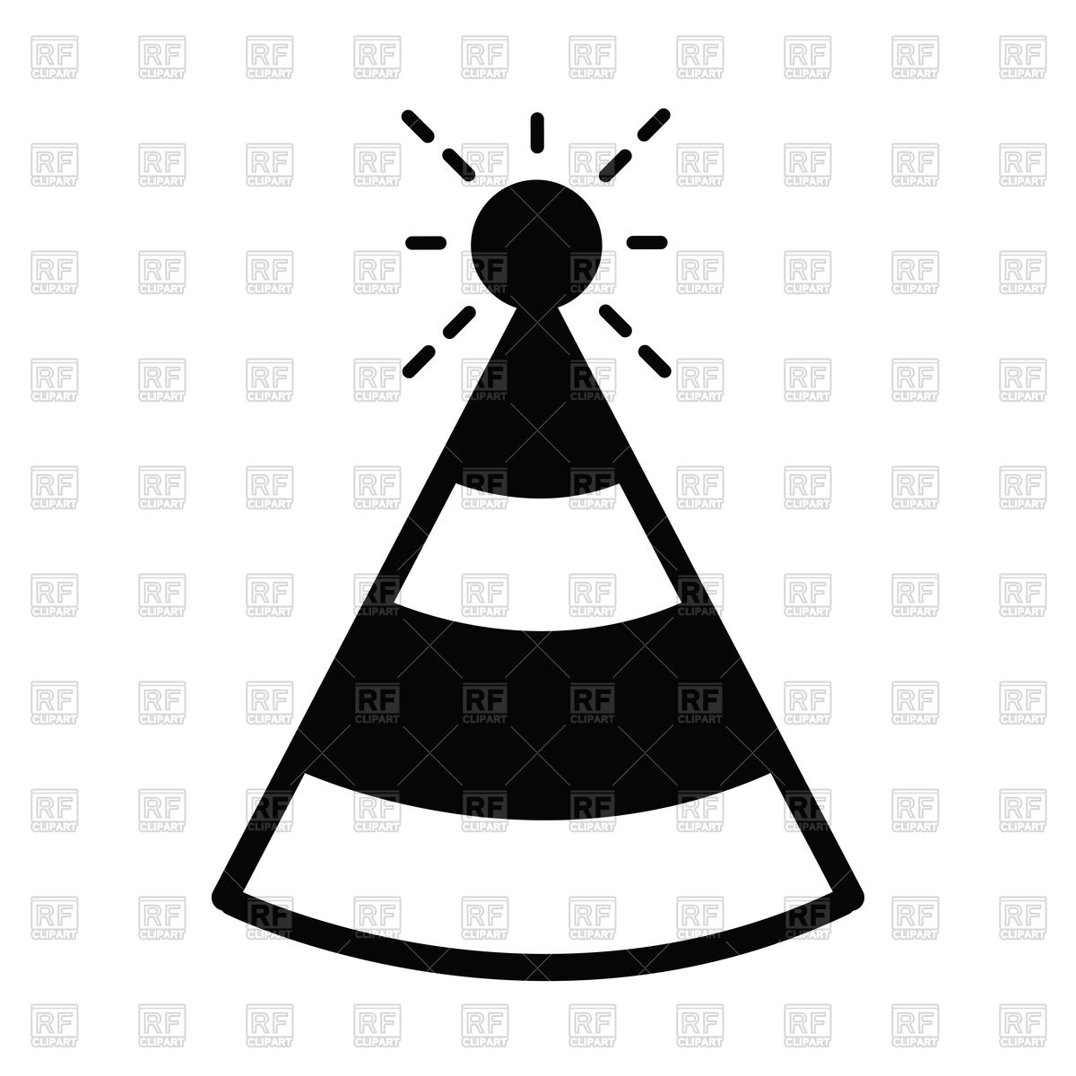 1200x1200 Party Hats Icon Vector Image Of Signs, Symbols, Maps Iconmama