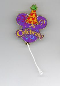 209x300 Walt Disney World Celebrate! Mickey Mouse Balloon With Party Hat