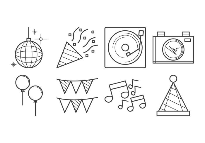 700x490 Party Icon Vector