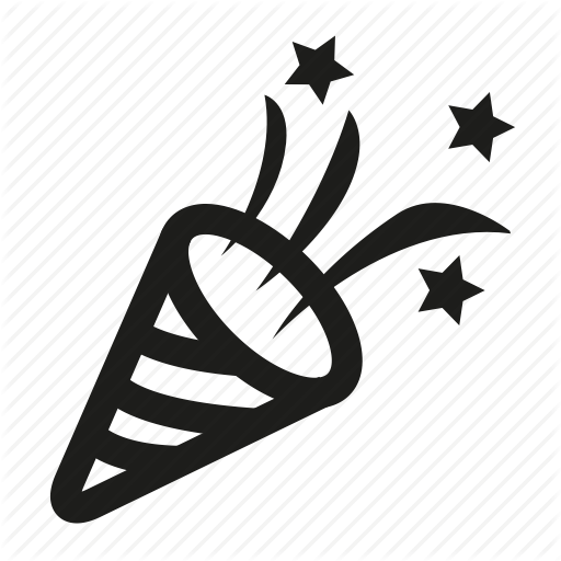 512x512 Party Popper Clipart