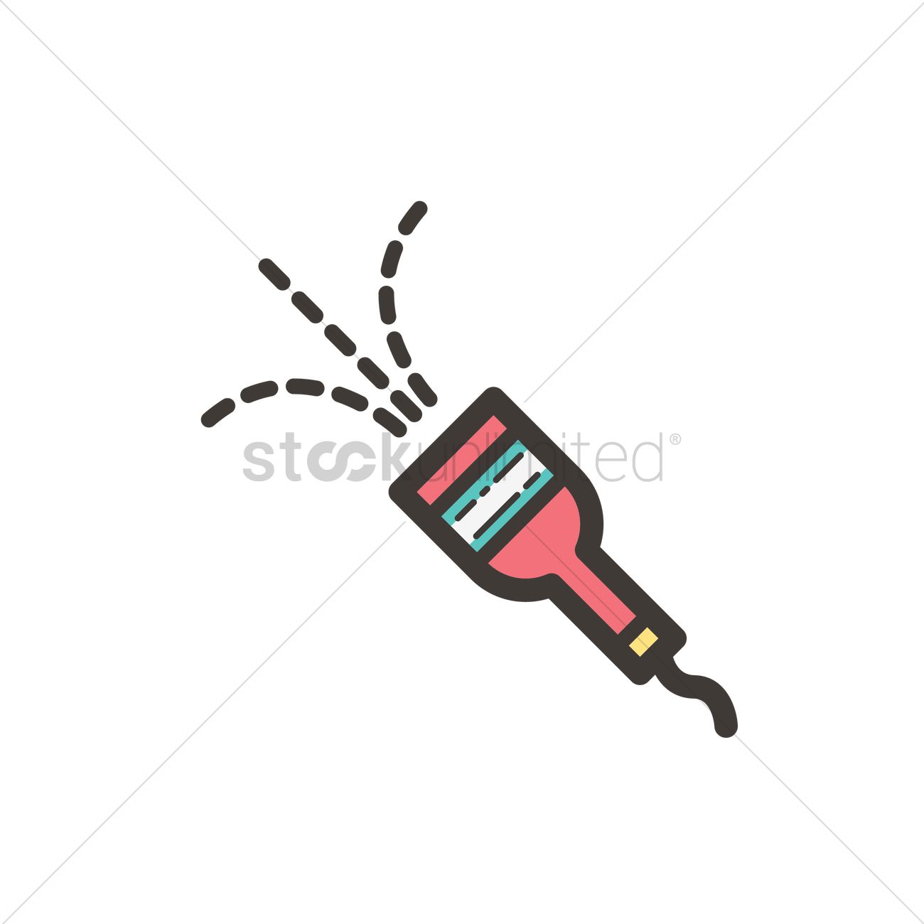 1300x1300 Party Popper Icon Vector Image