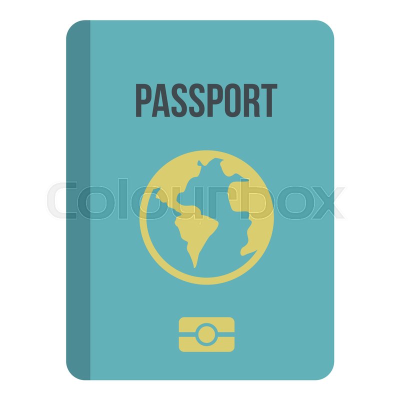 800x800 Pass Icon Flat Illustration Of Pass Stock Vector Colourbox