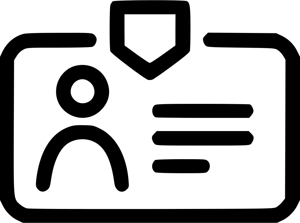 980x730 Business Card Id Identification Document Pass Png Icon Free