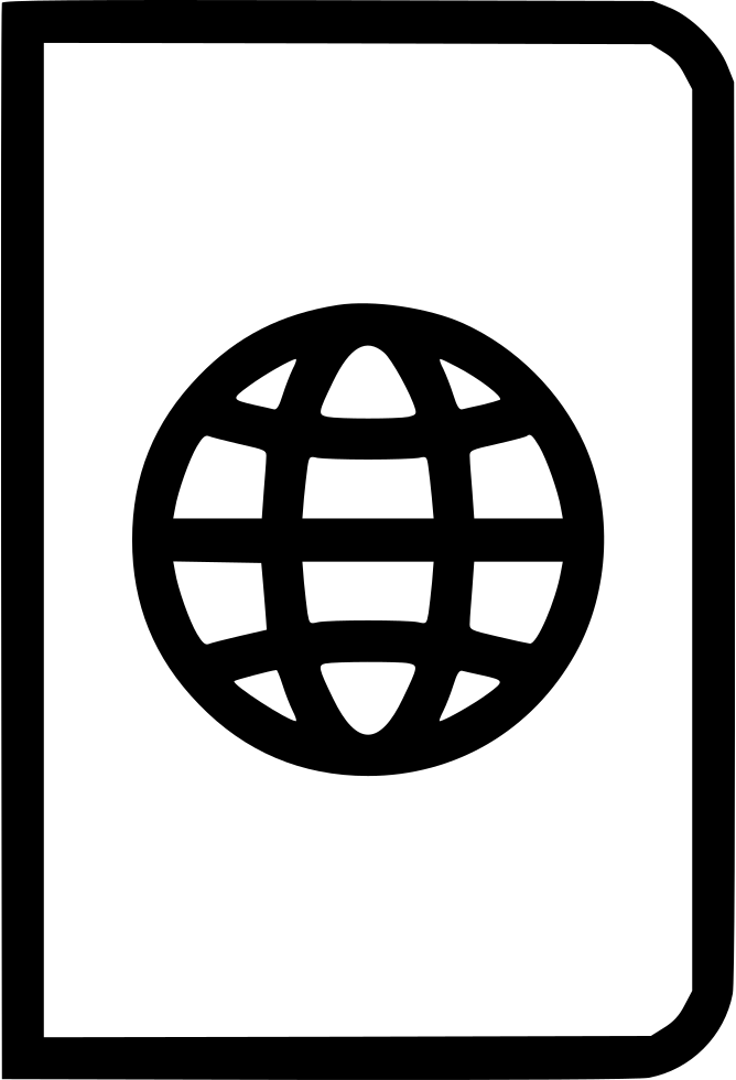 668x980 Passport Pass Book Travel Identification Png Icon Free