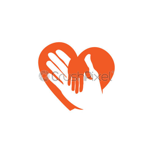 500x500 Love Passion Icon Design Template Vector Illustration