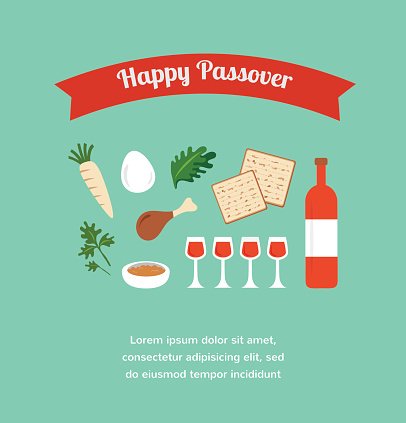 406x423 Passover Seder Flat Icons Premium Clipart