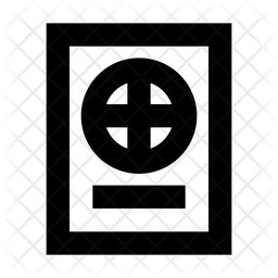 256x256 Passport Icon Of Line Style