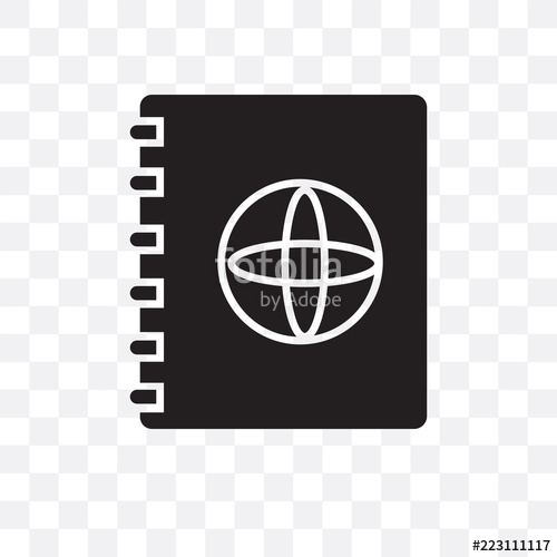 500x500 Passport Icon Isolated On Transparent Background Simple