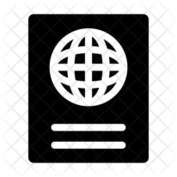 256x256 Passport Icon Of Glyph Style