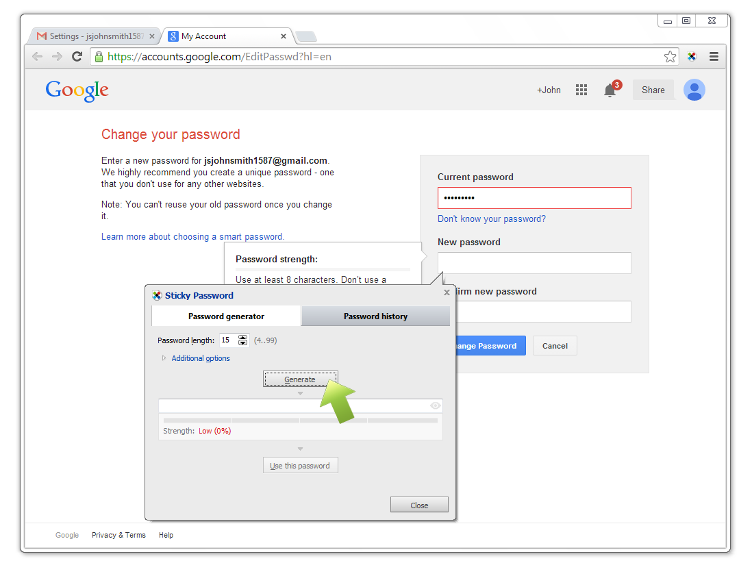 1098x822 How To Change Your Password For Gmail