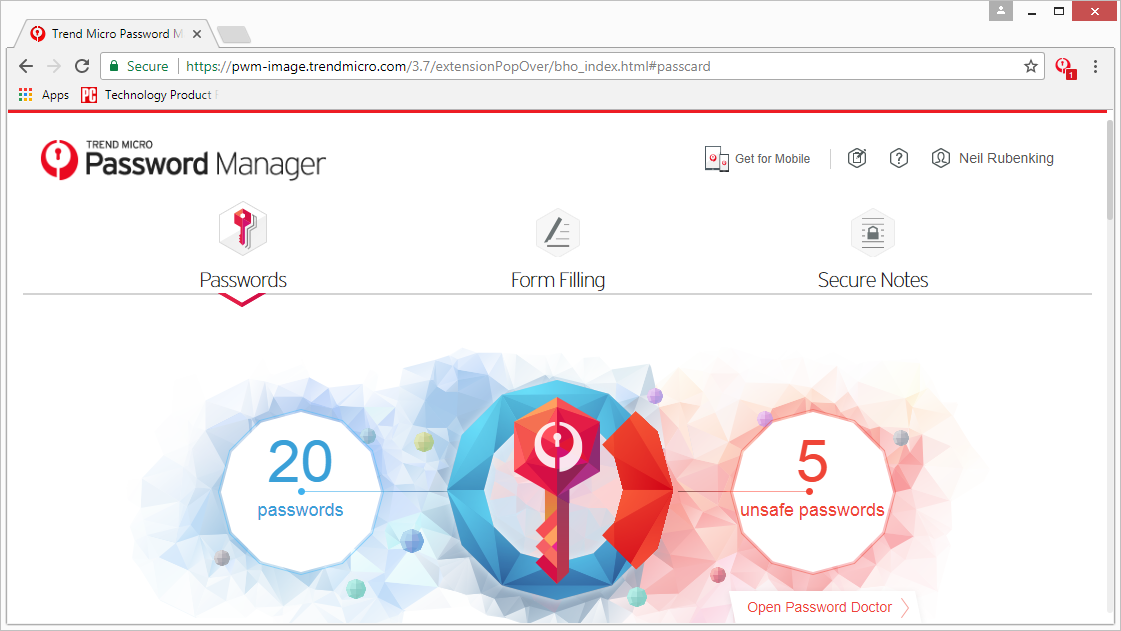 1121x631 Trend Micro Password Manager Review Rating