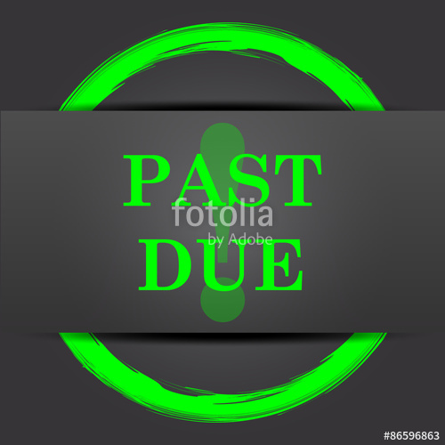 500x500 Past Due Icon Stock Photo And Royalty Free Images