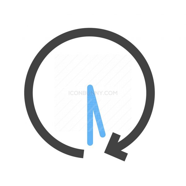 600x600 History Blue Black Icon