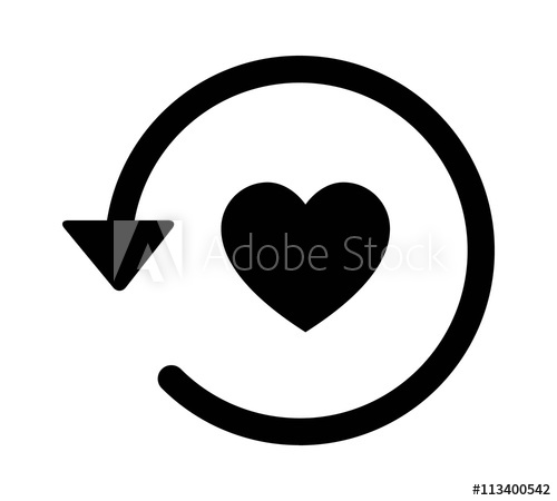 500x450 Past Dating Love History Arrow Flat Icon For Apps And Websites