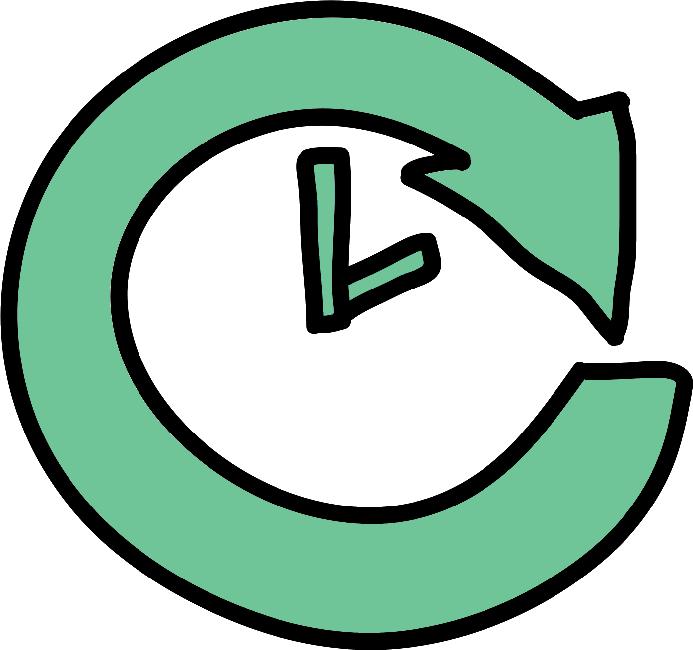 1396x1309 Download The Past Icon Is A Represented With A Clock