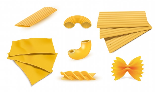 626x375 Pasta Icon Set Outline Set Of Pasta Vector Icons Vector Premium