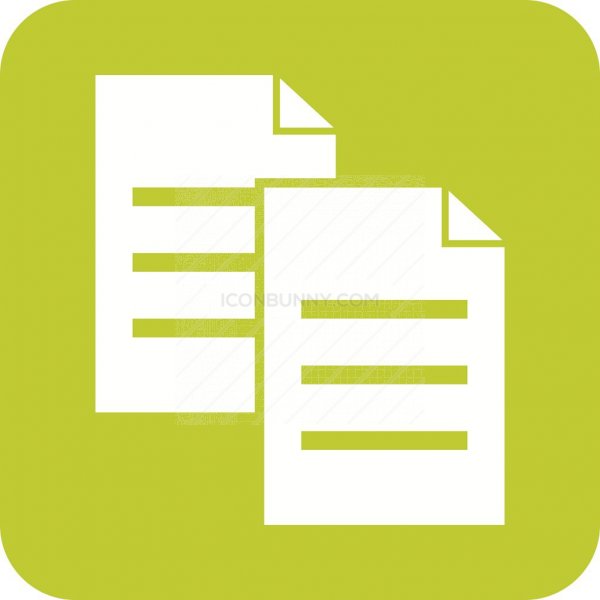 600x600 Paste Flat Round Corner Icon