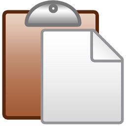 256x256 Paste Icon Warm Toolbar Iconset Avosoft