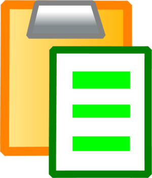 300x351 Paste Icon Vector Clip Art