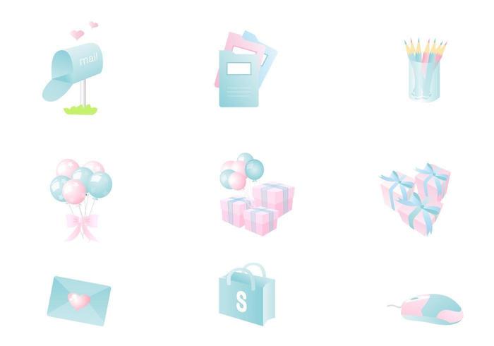 700x490 Pastel Icon Vector Pack