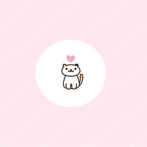 500x500 Cute Graphics Cats Pastel Icons Stickers Neko Aesthetic Ed It Neko