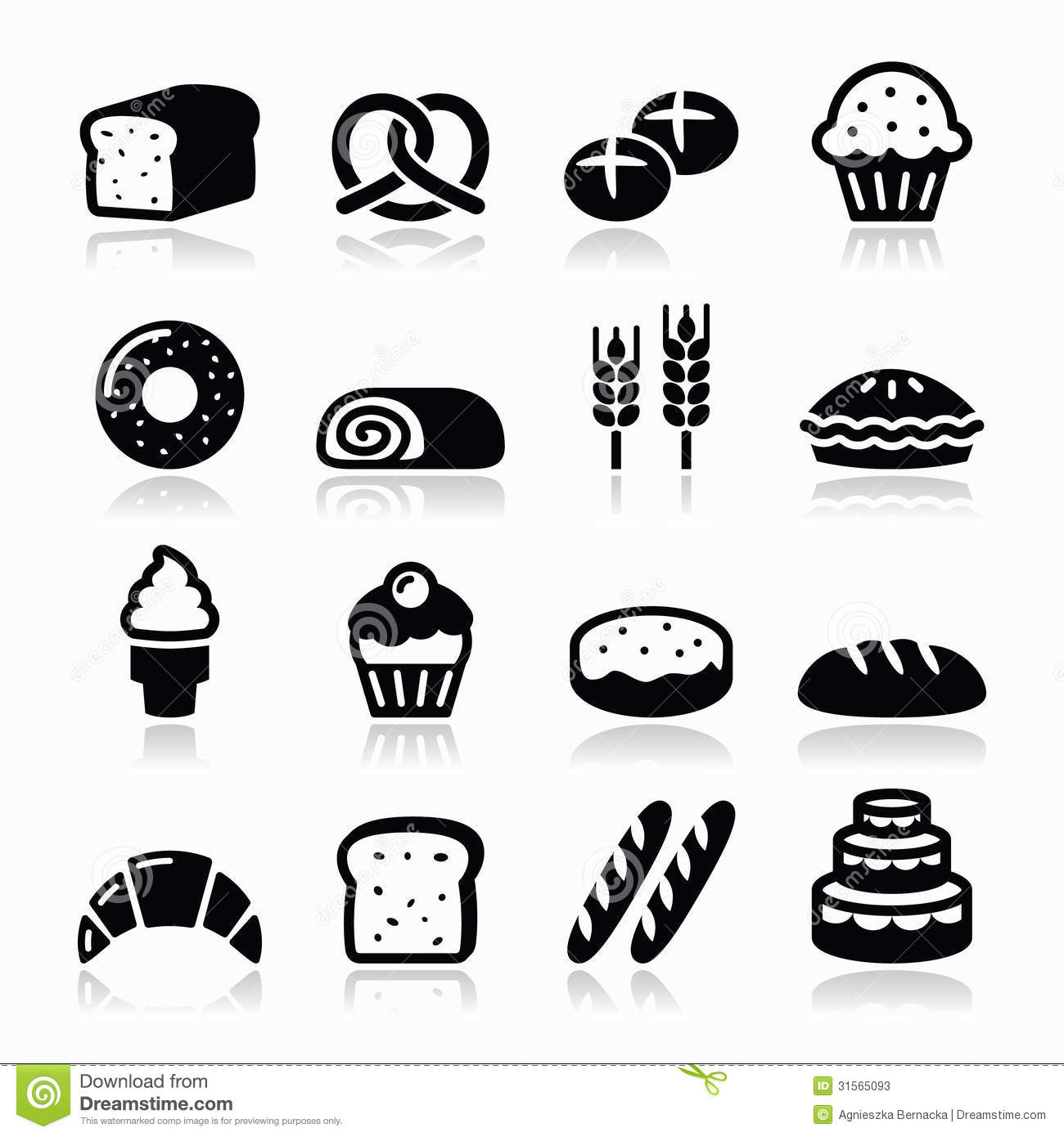 1300x1390 Pastry Icon Vector Images