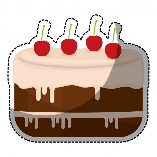 626x626 Embellished Cake Pastry Icon Image Vector Premium Download