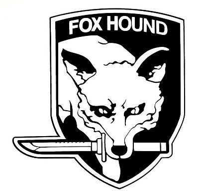 400x383 Metal Gear Solid Fox Hound Patch Icon Cool Vinyl Car Window Truck