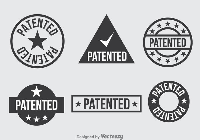 700x490 Patent Dark Grey Icons Set