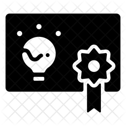 256x256 Idea Patent Icon Of Glyph Style