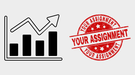 433x240 Vector Trend Chart Icon And Patent Pending Seal St Red Round