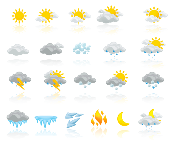 Pathfinder Weather Icons 581x488 Pathfinder Weather Icons