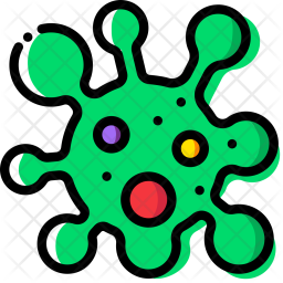 256x256 Virus, Insect, Micro, View, Medical, Pathology Icon Of Colored