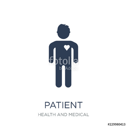 500x500 Patient Icon Trendy Flat Vector Patient Icon On White Background