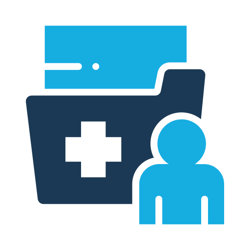 512x512 Folder, Medical Patient Icon Free Of Medical Flat Color