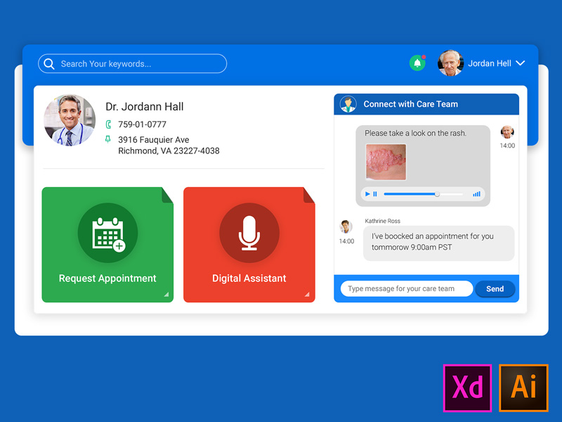800x600 Patient Portal Dashboard