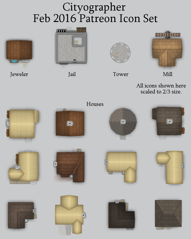 800x1000 February's City Map Patreon Icons Inkwell Ideas
