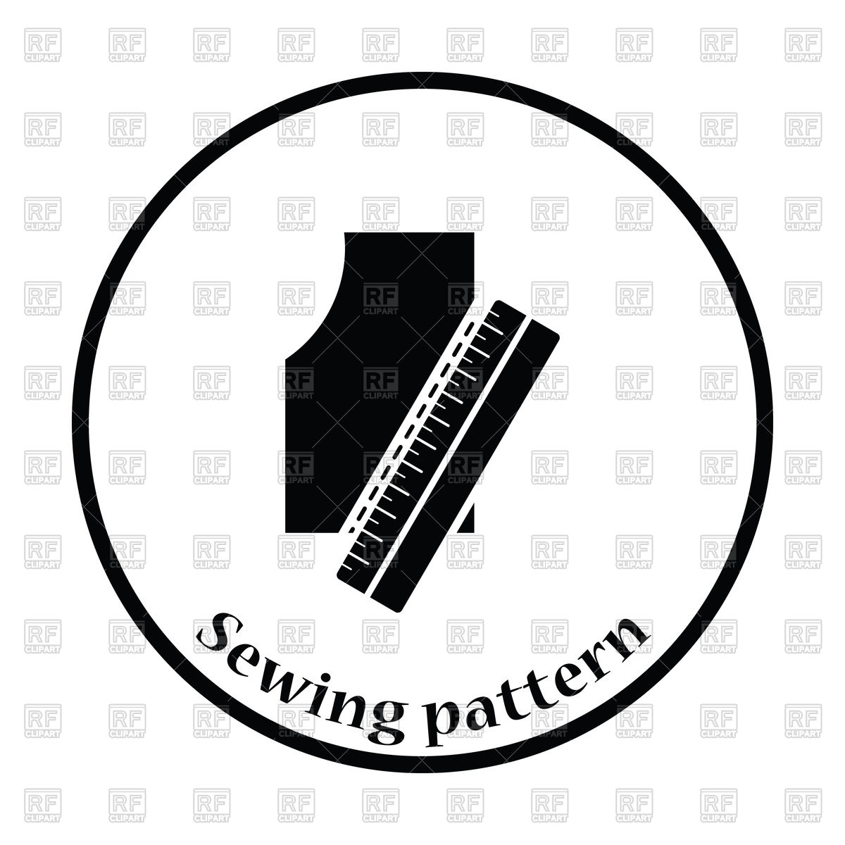 1200x1200 Sewing Pattern Vector Images Illustrations Vector Graphics