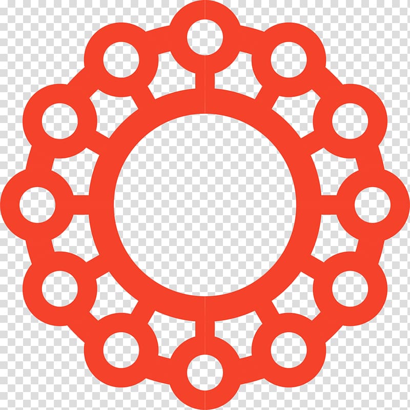 800x800 Symbol Sacred Geometry Icon, Red Circle Pattern Transparent