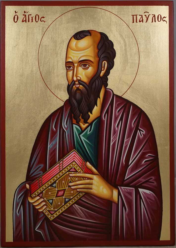Paul The Apostle Hand Painted Icon 711x1000 Paul The Apostle Hand Painted Icon