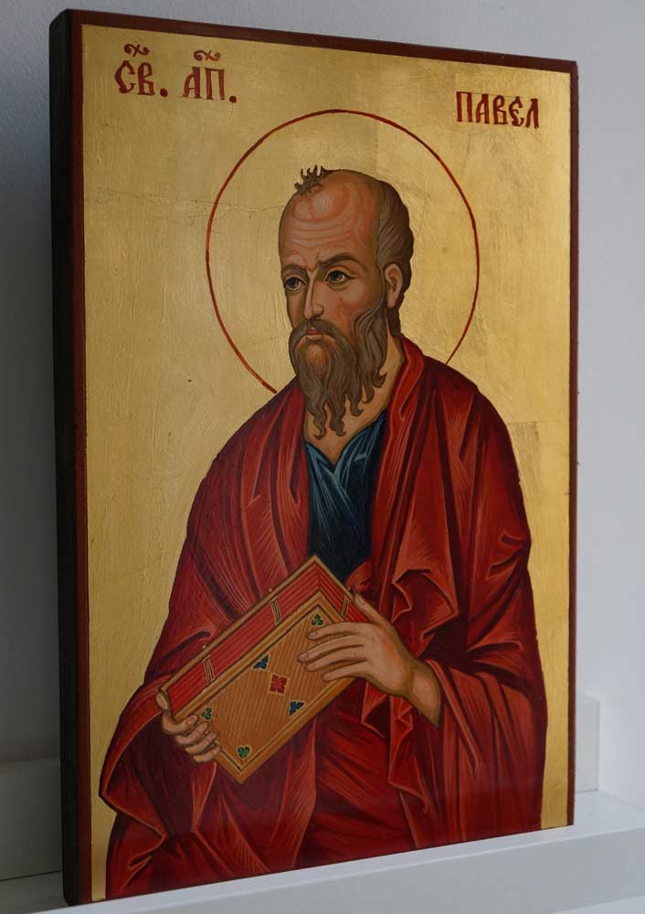 Saint Paul The Apostle Hand Painted Icon 706x1000 Saint Paul The Apostle Hand Painted Icon