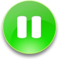 246x247 Rounded Green Pause Button Free Icon In Format For Free Download