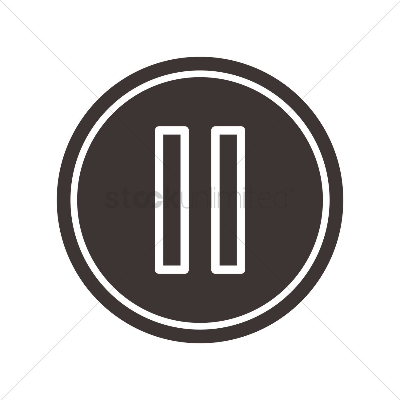 1300x1300 Pause Icon Vector Image