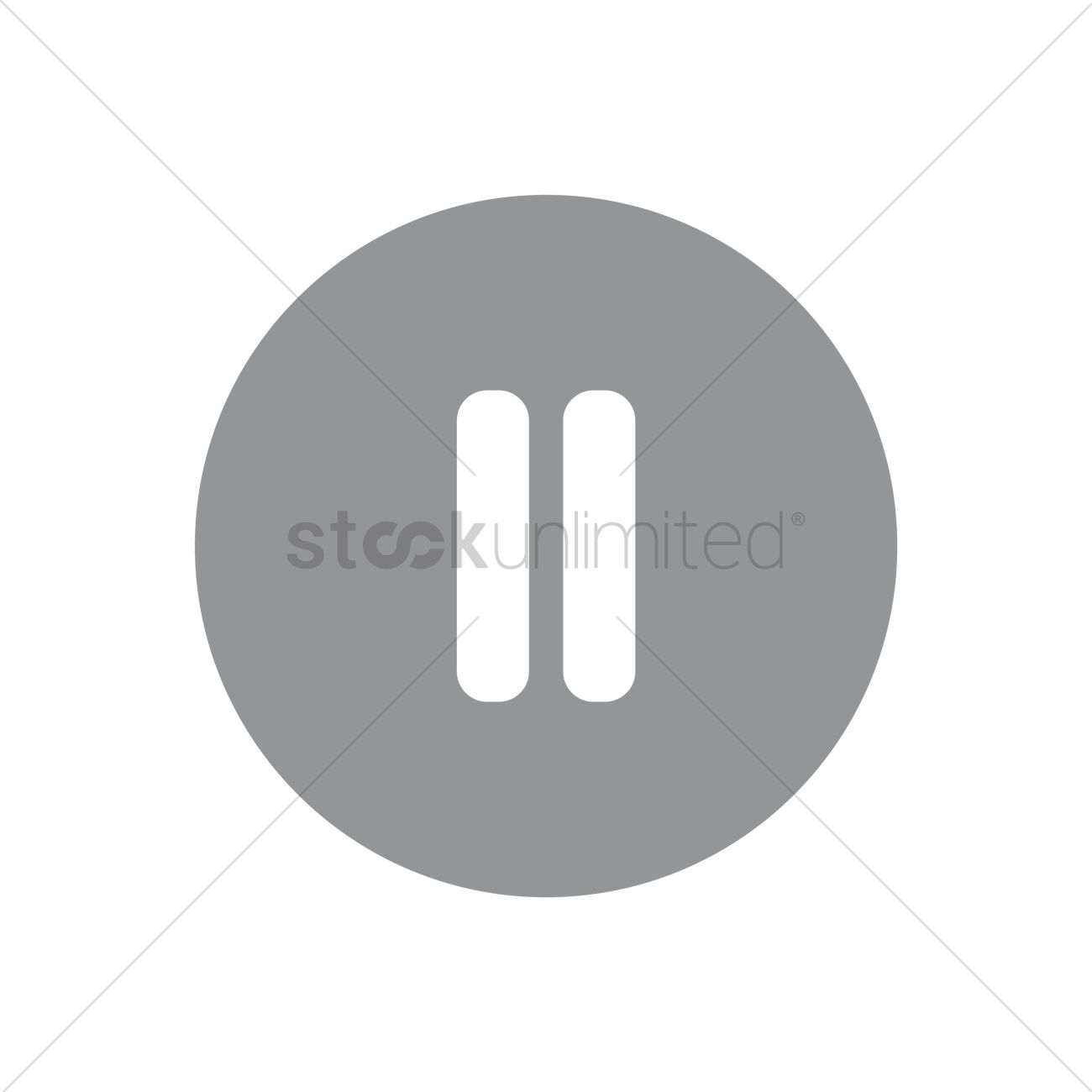 1300x1300 Pause Icon Vector Image