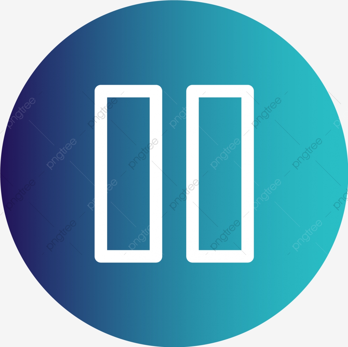 1200x1199 Vector Pause Icon, Audio, Control, Pause Icon Png And Vector