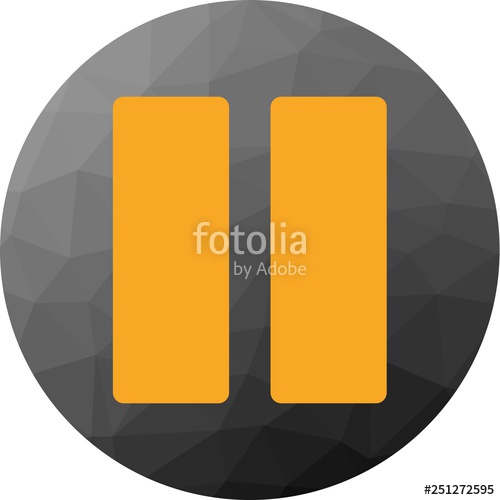 500x500 Vector Pause Icon Stock Image And Royalty Free Vector