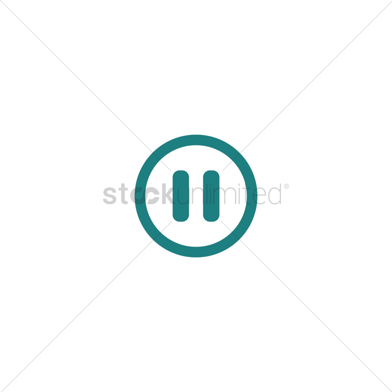 1300x1300 Free Pause Icon Vector Image