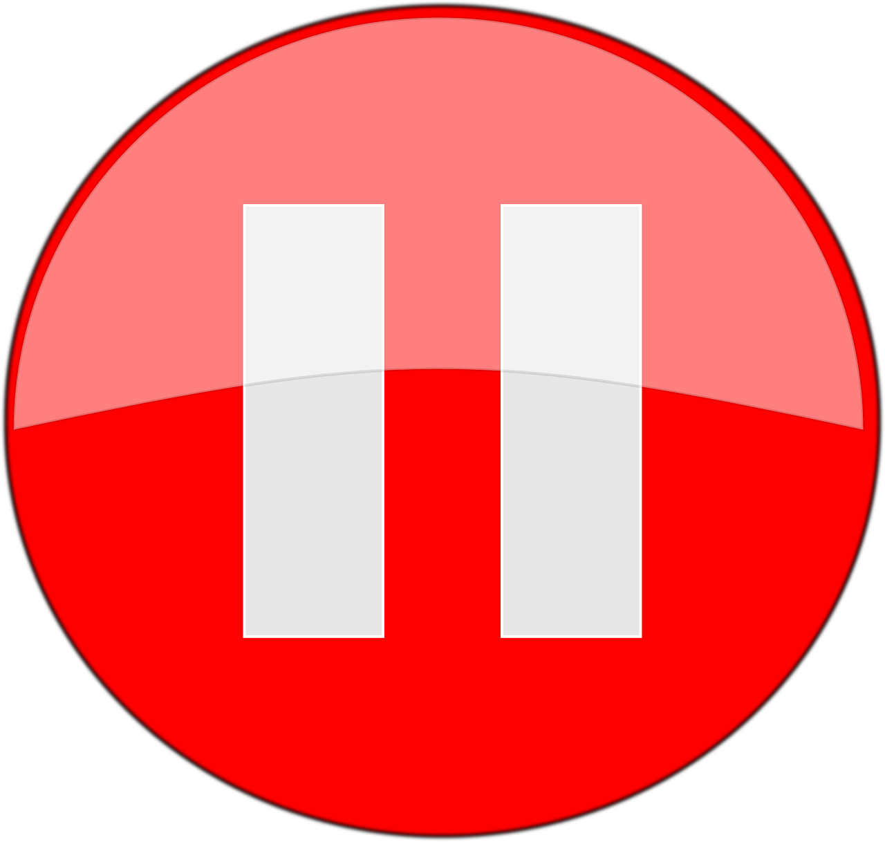1280x1218 Button Pause Stop Icon Symbol Png